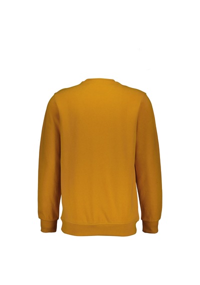 Erkek Kadife Sweatshirt 252209002.kdfoyr Sarı