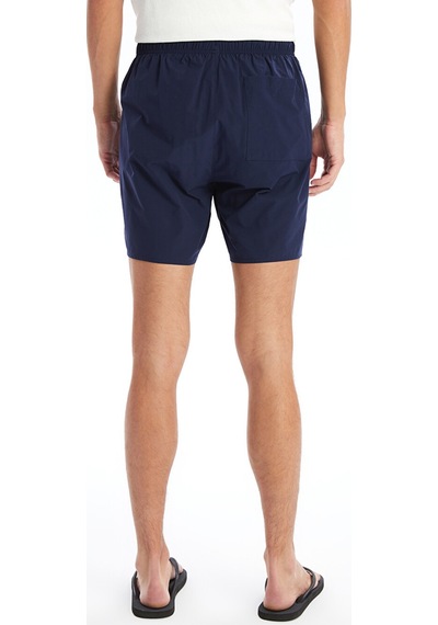 Lcw Swımwear Lacivert Kısa Boy Baskılı Erkek Deniz Şortu