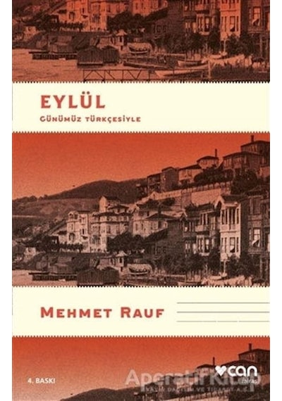 Eylül-Günümüz Türkçesi - Mehmet Rauf - Can Yayınları