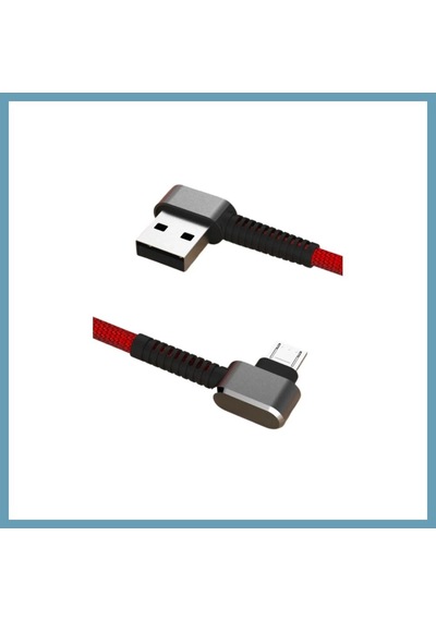 Bezos Konfulon S73 Micro Usb Kablo 1m 2.1a - Kırmızı Mbt06
