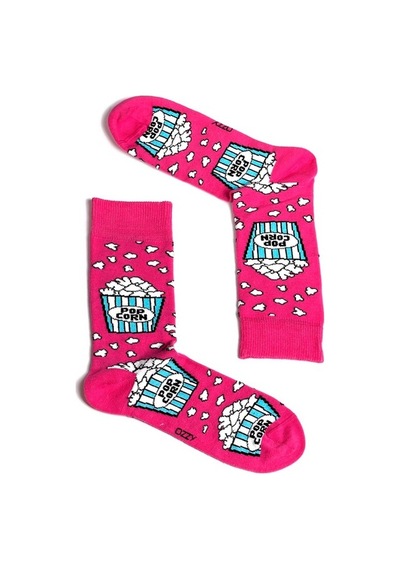 Ozzy Socks Pop Corn Desenli Çorap (407226998) Çok Renkli