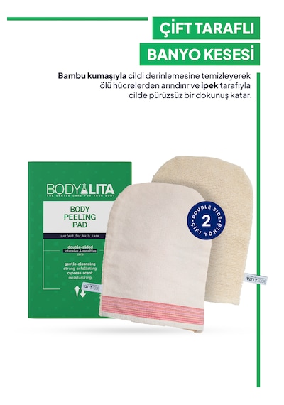 Bodylita İpek Ve Bambu Duş Kesesi