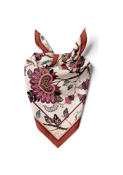 Jacobean Rüyası Desen Bandana/fular Çok Renkli