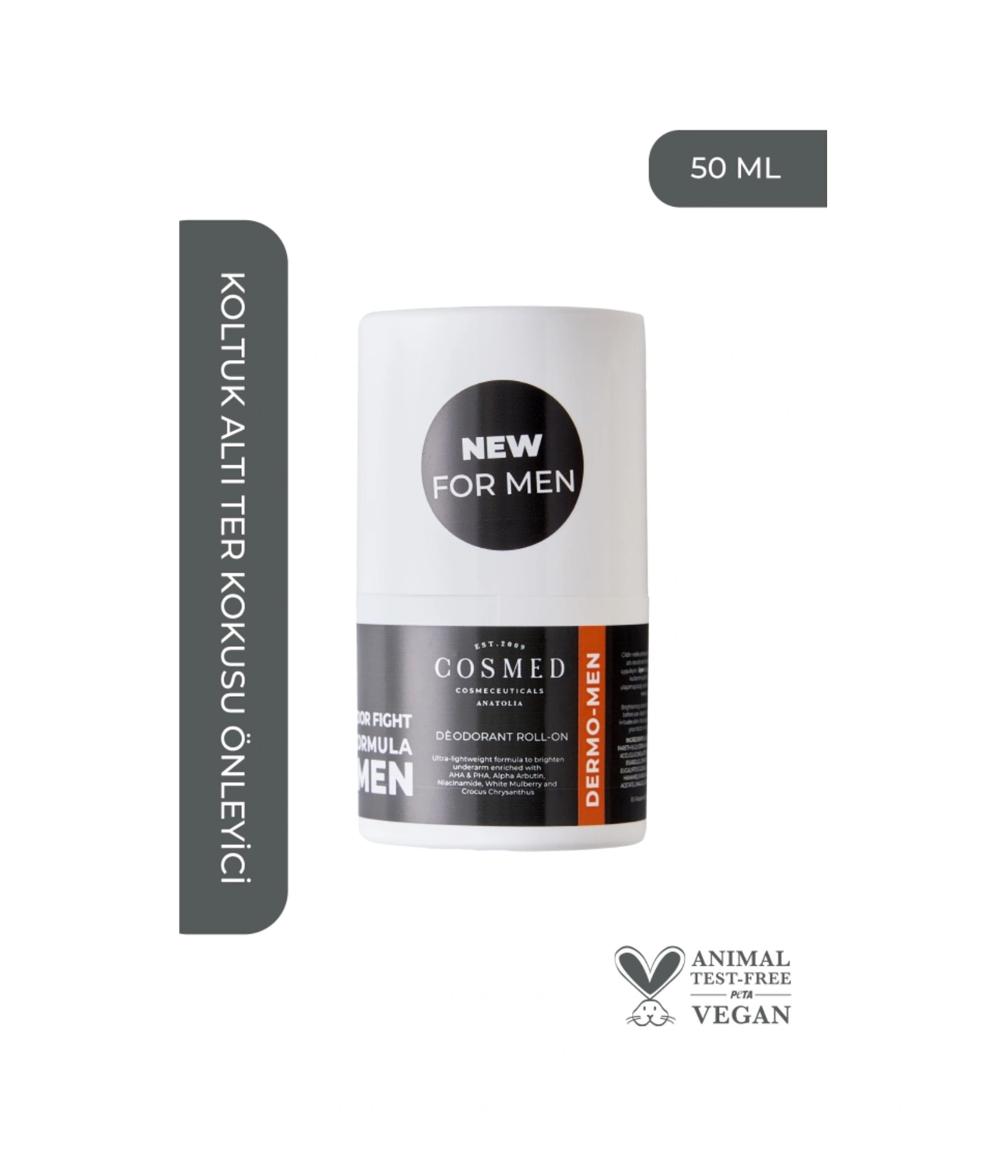 Cosmed Dermo-Men Deodorant Roll On 50 ml