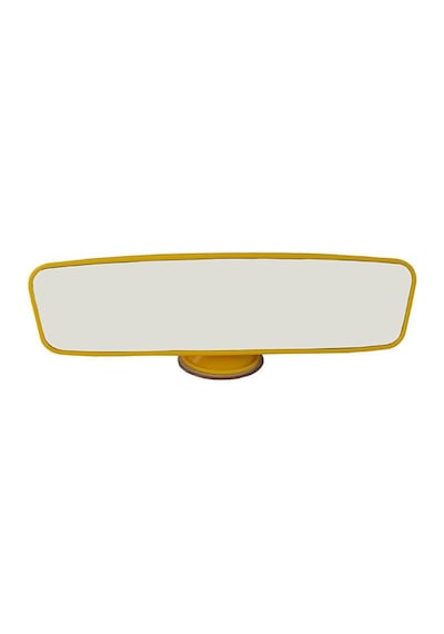 Vantuzlu İç İlave Ayna 24 CM Sarı / Ayıc98