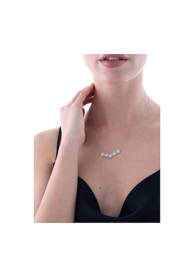 Nochediamond 0,84 Karat Baget Pırlanta Kolye-607