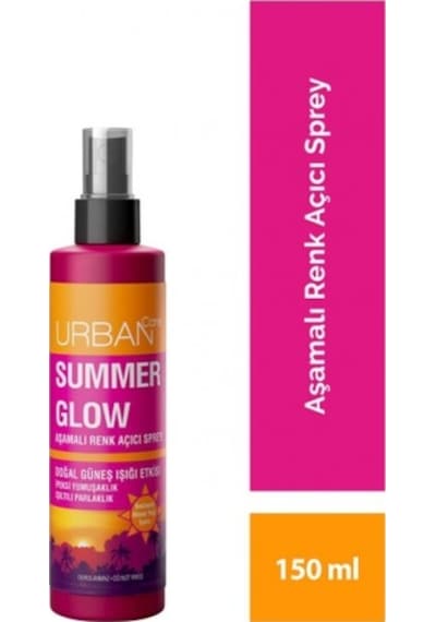 Urban Care Summer Glow Aşamalı Kalıcı Renk Açıcı Saç Sprey 2 x 150 ML