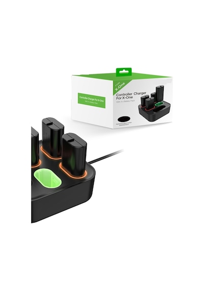 Dobe 4'Lü Xbox One-X-S-Series X-S Joystick 400 mAh Pil Şarj Stand