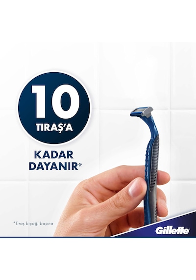 Gillette Blue3 Slalom Kullan At Tıraş Bıçağı 6+2 Adet