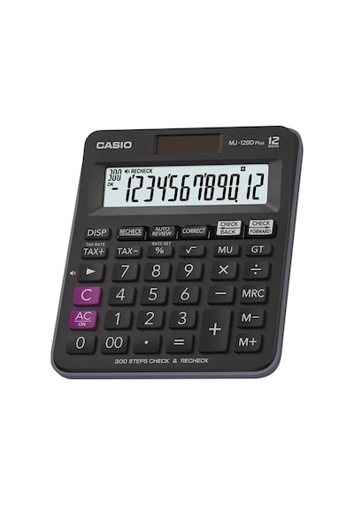 CASIO MJ-120D PLUS -BU HESAP MAKİNASI