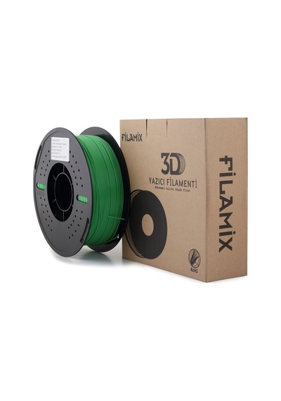 Filamix Pla+ Florasan Yeşil Filament 1.75mm - Plastik Makara - 1 Kg
