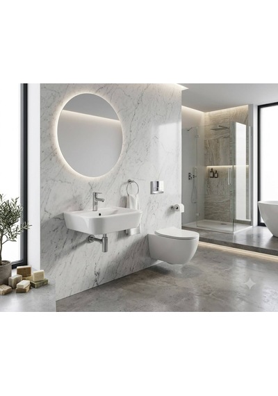 Serel - Delta 85x48 Cm Lavabo Beyaz - De44tds000 Diğer