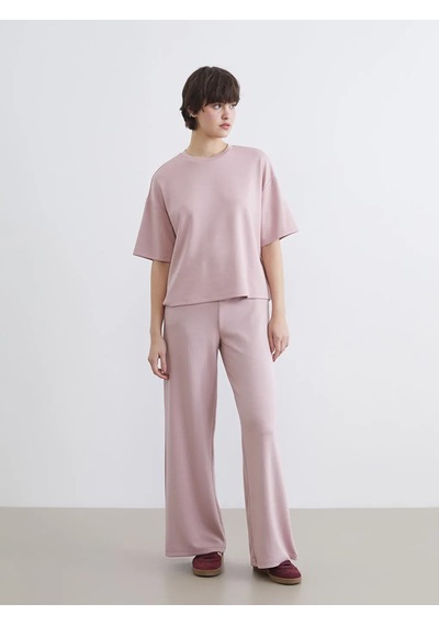 Lc Waikiki Pembe Beli Lastikli Soft Touch Kadın Eşofman Altı