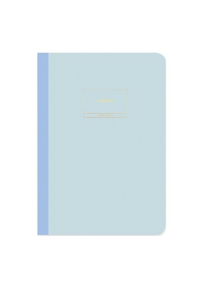 Limited Edition Terzi Dikiş 2'li Defter Seti Pastel Mavi 17x25