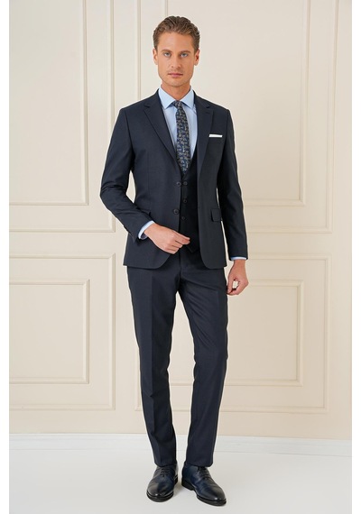Efor Slim Fit Lacivert Klasik Takım Elbise Tk 896 Lacivert
