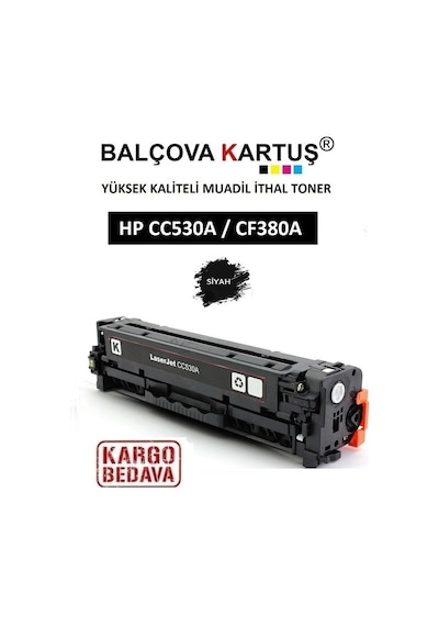 Hp Laserjet Cm2320Fxi Yazici Için Cc530A Siyah Uyumlu Toner 304A