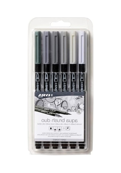 Aqua Brush Duo, 6 Renkli Set 103 Ivory