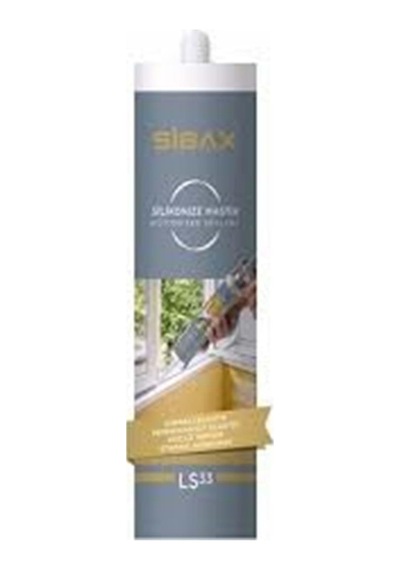 Sibax Silikonize Mastik Beyaz Ls33