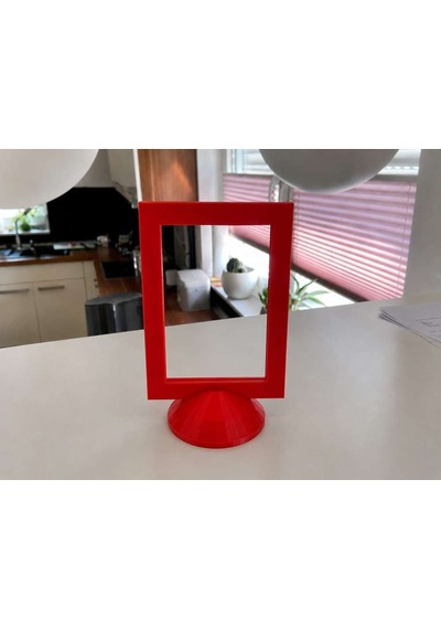 3d Baskı Modern Fotoğraf Çerçevesi - Masaüstü Ve Raf Üstü Dekoratif Resimlik-kırmızı Diğer