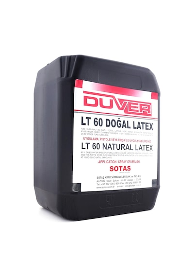 Duver Lt 60 Profesyonel Su Bazlı Doğal Latex Yapıştırıcı