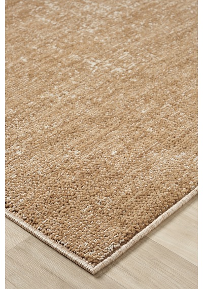 Mariesse Home Wool Serisi Bukleli Yumuşak Dokulu İskandinav Dokuma Halı 1086-hardal