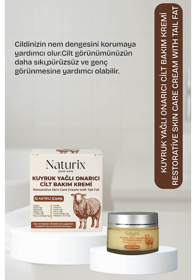 Naturix Kuyruk Yağlı Cilt Bakım Kremi 50ml