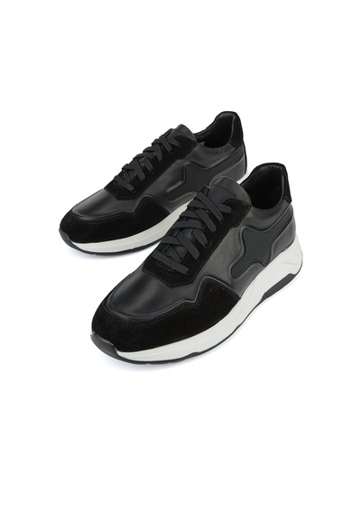 Ziya Erkek Hakiki Deri Günlük Sneaker 161983zsy810 Siyah 161983zsy810 000 40