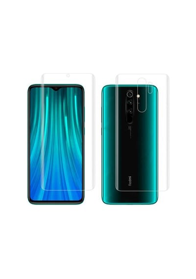 Exquıs Xiaomi Redmi Note 8 Pro Uyumlu Ön Ve Arka Koruma 360 Full Kaplama - Şeffaf