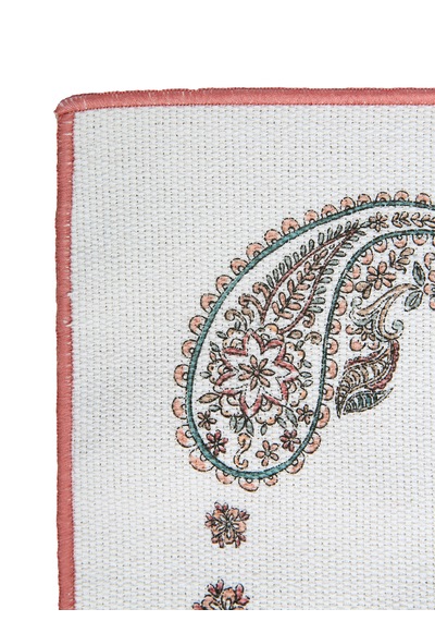Faralya Life 4 Lü Amerikan Servis Seti 35x50 Cm Şal Desenli Pamuklu Şal Desenli