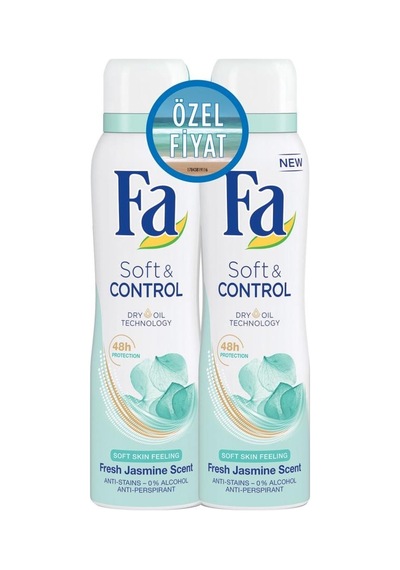 Fa Soft&Control Kadın Sprey Deodorant 150 ML x 2