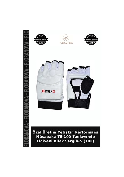 Özel Üretim Yetişkin Performans Müsabaka Te-100 Taekwondo Eldiveni Bilek Sargılı-s 100 Çok Renkli