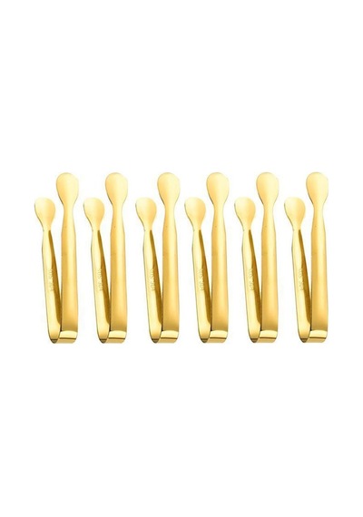 304 Çelik 6"lı Mini Gold 11 Cm Buz Ve Şeker Maşası Cin624sr-6