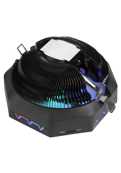 Rampage Rm-c04 Coolblade Rainbow 58cfm Lga1851/1700/am5 Uyumlu Hava Soğutmalı Cpu Fan 1