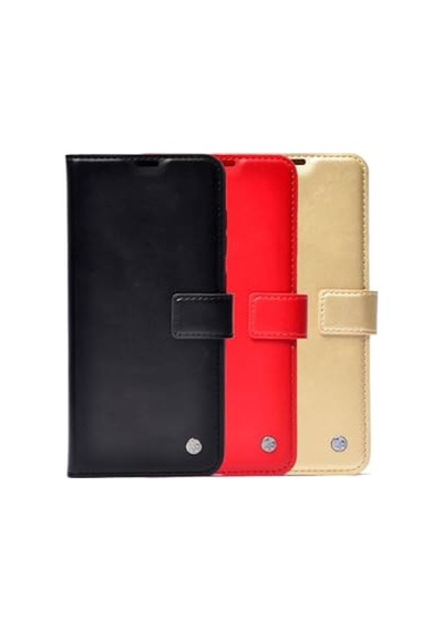 Tr P235 Siyah Kılıf Zore Kar Deluxe Kapaklı Kılıf-siyah Galaxy A25 İle Uyumlu Diğer