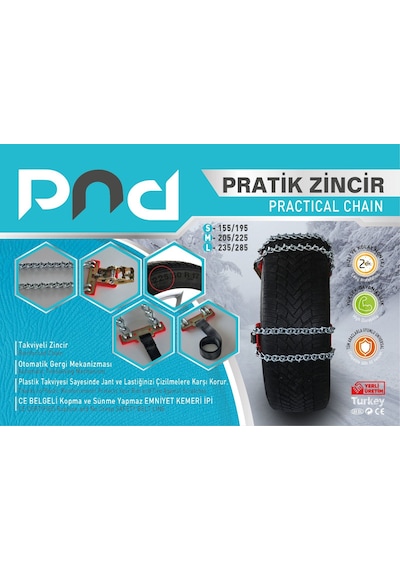 Sermatik patinaj kar zinciri pratik 205 / 225 M beden