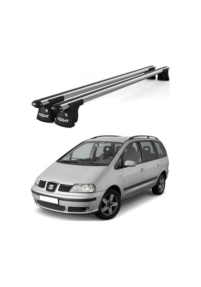 Trio-ı Seat Alhambra 2001-2009 Uyumlu Kilitli Ara Atkı 135cm Port Bagaj Tavan Barı