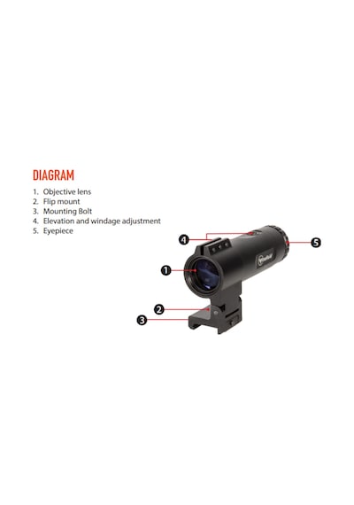 Firefield Diverge 3x Magnifier Yakınlaştırıcı Ff19023 Siyah