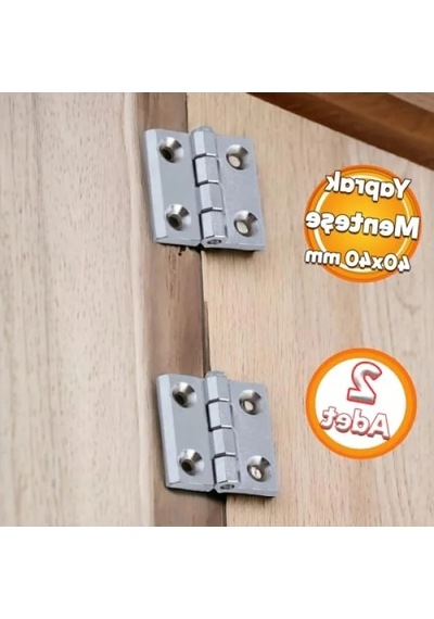 40 X 40 Mm Alüminyum Menteşe Seti 2 Adet 1