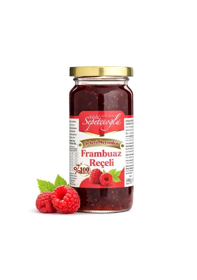 Sepetçioğlu Yöresel Sepetçioğlu Kastamonu Frambuaz Reçeli 300g Şeker İlavesiz