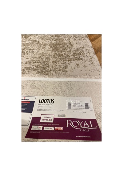 Lootus L016e Vizon-krem Halı Çok Renkli