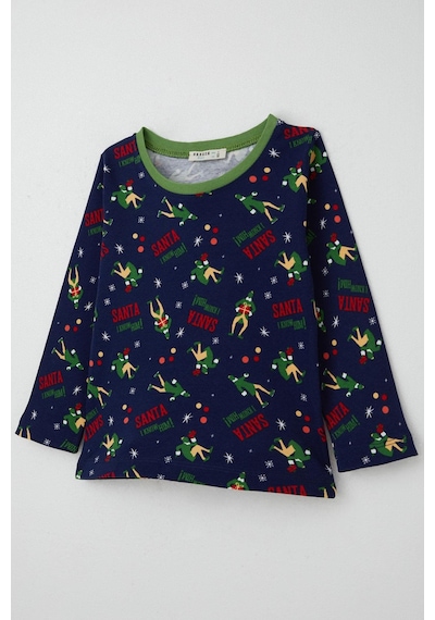 Breeze Erkek Bebek Pijama Takımı Eğlenceli Noel Baba Desenli 9 Ay-3 Yaş, Lacivert Lacivert Breeze Erkek Bebek Pijama Takımı Eğlenceli Noel Baba Desenli 9 Ay-3 Yaş, Lacivert Lacivert