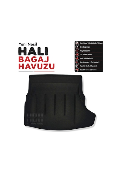 Mercedes C Serisi Sedan Halı Bagaj Havuzu W-205 - 2014-2021 Aras