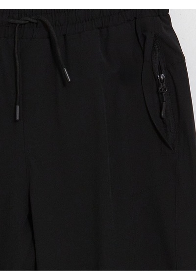 Lcw Swımwear Siyah Diz Hizası Boy Erkek Deniz Şortu