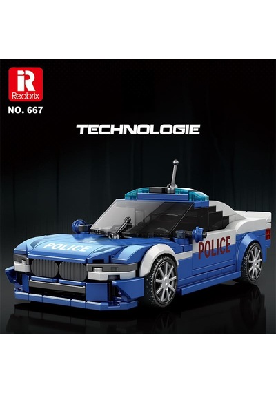 Reobrix Police Car Bmw 667 Brick Yapım Seti