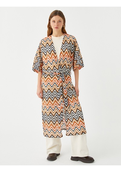 Koton Zigzag Desenli Uzun Kimono Kuşaklı Kahverengi Desenli 3wak50005ck 3wak50005ck5d2 Kahverengi Koton Zigzag Desenli Uzun Kimono Kuşaklı Kahverengi Desenli 3wak50005ck 3wak50005ck5d2 Kahverengi