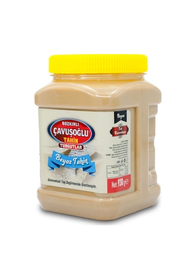 Az Kavrulmuş Beyaz Tahin Bozkır Tahini 930 Gr X 12 Adet