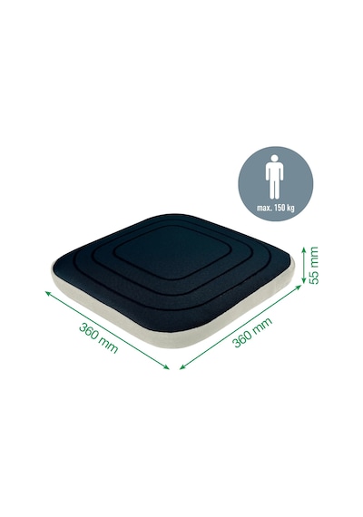 Ergo Active Balance Oturma Minderi, Ofis Sandalyeleri İçin Ergonomik Hava Yastığı, Optimum Oturma Duruşu Ve Siyatik Rahatlatıcı, Vücut Duruşunu Destekler, Ergo-serisi, Kumaş Kılıf Kadife Grisi Diğer Ergo Active Balance Oturma Minderi, Ofis Sandalyeleri İçin Ergonomik Hava Yastığı, Optimum Oturma Duruşu Ve Siyatik Rahatlatıcı, Vücut Duruşunu Destekler, Ergo-serisi, Kumaş Kılıf Kadife Grisi Diğer