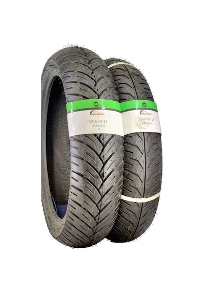 Honda Cbr 250, 140/70-17 Ve110/70-17 Tl Dubleks Lastik Set
