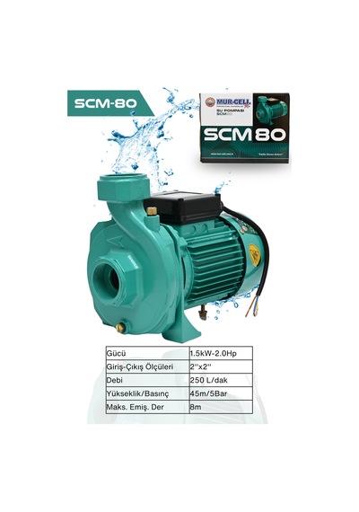 Su Pompası Scm 80 Mur-cell