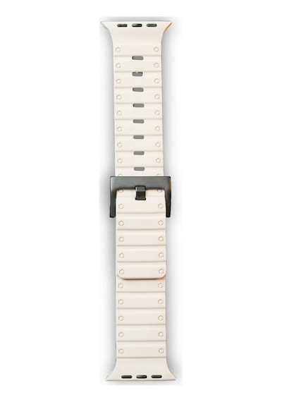 Apple Watch 42mm Uyumlu Magnus Mıknatıslı Silikon Kordon - Yıldız Işığı